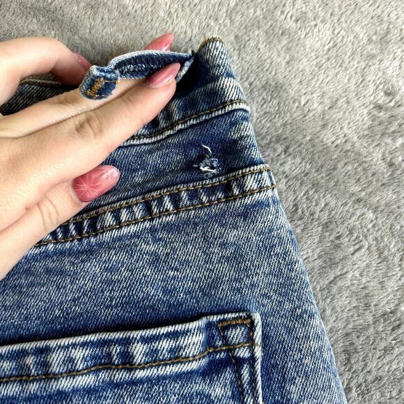 VTG Swank A Posh Wide Leg Baggy Jeans Distressed Y2K Skater Grunge USA Size 6 - Picture 8 of 10